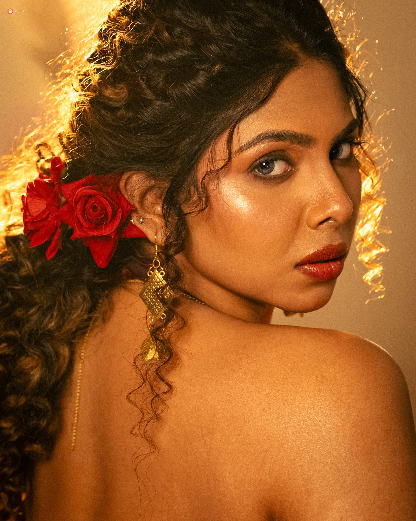 Roses in the hair